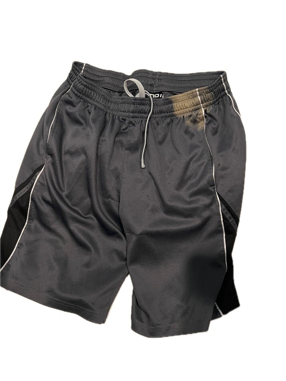 AND1 Black 8" Inseam Training Shorts Mens Med